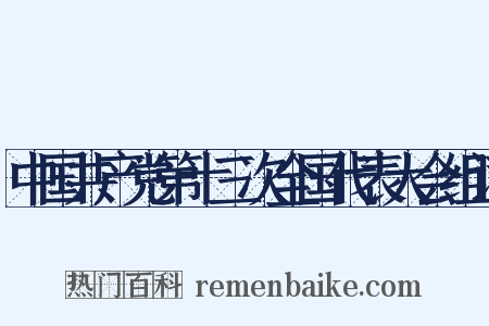 中国共产党第十三次全国代表大会组词是什么意思的图片
